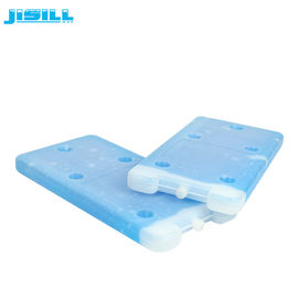 Pack freddo di raffreddamento di plastica duro del piatto eutettico del gel dell'HDPE all'ingrosso di 22*11*1.8 cm per alimento