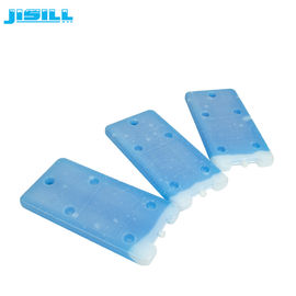 Pack freddo di raffreddamento di plastica duro del piatto eutettico del gel dell'HDPE all'ingrosso di 22*11*1.8 cm per alimento