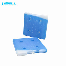 Pack riutilizzabili di plastica duri del gel del mattone del ghiaccio dell'HDPE quadrato di forma 26*26*2.5 cm di alta qualità in scatola più fresca