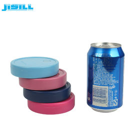 comprare Portabottiglie riutilizzabile per birra con confezioni di gel per hockey su ghiaccio rotonde personalizzate, perfetto per picnic all'aperto, barbecue e spiaggia online manufacture