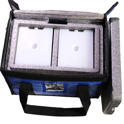 Scatola portatile durevole del dispositivo di raffreddamento della scatola fresca medica vaccino leggera mobile del sangue con pack