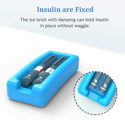 Travel Cooler Case Protector Cooler Bag PCM Ice Pack Mantiene attiva l'insulina