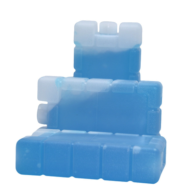 Il congelatore per ghiaccio blu riutilizzabile della borsa termica da 400 ml confeziona mattoni di gel di ghiaccio per alimenti