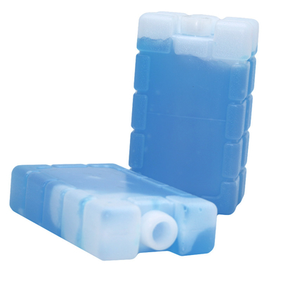 Il congelatore per ghiaccio blu riutilizzabile della borsa termica da 400 ml confeziona mattoni di gel di ghiaccio per alimenti