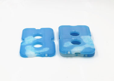 I pacchetti freschi del congelatore ODM/dell'OEM che raffreddano il gel imballano il bianco trasparente con liquido blu