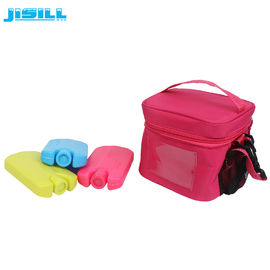 Mini confezioni di ghiaccio per bambini per la borsa da pranzo, confezioni di gel congelato rosso 12*7,8*2 cm