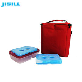I pack di plastica di raffreddamento sottili esili del gel liquido misura la scatola di pranzo fresca