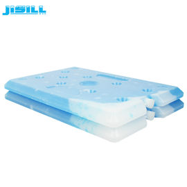 PCM blu liquido di raffreddamento piatto HDPE grandi confezioni di ghiaccio non tossiche - 25 gradi per alimenti congelati