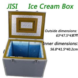 94 L trasportatore isolato vuoto del gelato del pannello, contenitore di plastica del contenitore di ghiaccio del dispositivo di raffreddamento del PE