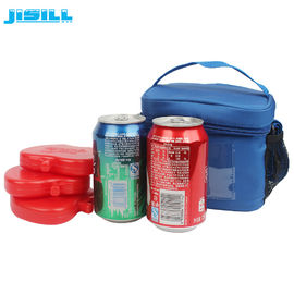 I mini pack del congelatore riutilizzabile rosso dell'alimento per le borse MSDS del dispositivo di raffreddamento dei bambini approvano