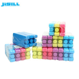 Colorato Mini Ice Packs personalizzati PCM Gel per lo stoccaggio di gelato Con imballaggio in cartone per alimenti surgelati