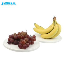 Gel di raffreddamento rotondo piatto freddo congelatore per frutta e cibo fresco, contenuto 860 ml per alimenti congelati