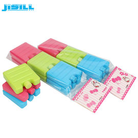 Mini blocchi di ghiaccio in plastica colorata Piccoli pacchetti di ghiaccio in gel SAP CMC all'interno Liquido per alimenti congelati