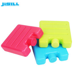 Mini blocchi di ghiaccio in plastica colorata Piccoli pacchetti di ghiaccio in gel SAP CMC all'interno Liquido per alimenti congelati
