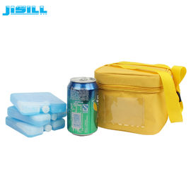 HDPE alimentare + SAP Mini Ice Packs Blocco di ghiaccio / Gel di ghiaccio all'interno Liquido 10*10*2cm Per alimenti congelati