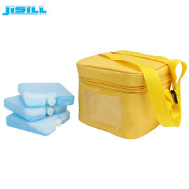 HDPE alimentare + SAP Mini Ice Packs Blocco di ghiaccio / Gel di ghiaccio all'interno Liquido 10*10*2cm Per alimenti congelati