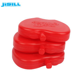 Mini Ice Packs riutilizzabile rosso MSDS approva per i bambini che il dispositivo di raffreddamento insacca l'alimento congelato
