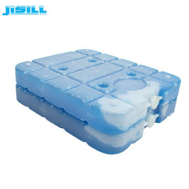 Materiale FDA Borsa per ghiaccio a piastra fredda eutettica in plastica HDPE di grandi dimensioni con manico