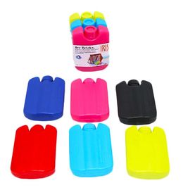 HDPE Piccoli blocchi di ghiaccio Congelatore Conchiglia dura 150ml Gel di raffreddamento Liquido per alimenti congelati