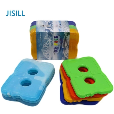 Due impacchi di ghiaccio riutilizzabili del foro per i dispositivi di raffreddamento, impacco di ghiaccio freddo non tossico della borsa per la scatola di pranzo