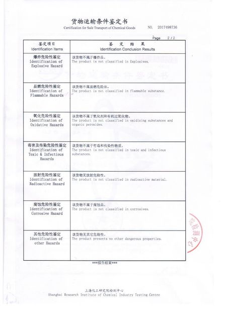 Porcellana Changzhou jisi cold chain technology Co.,ltd Certificazioni